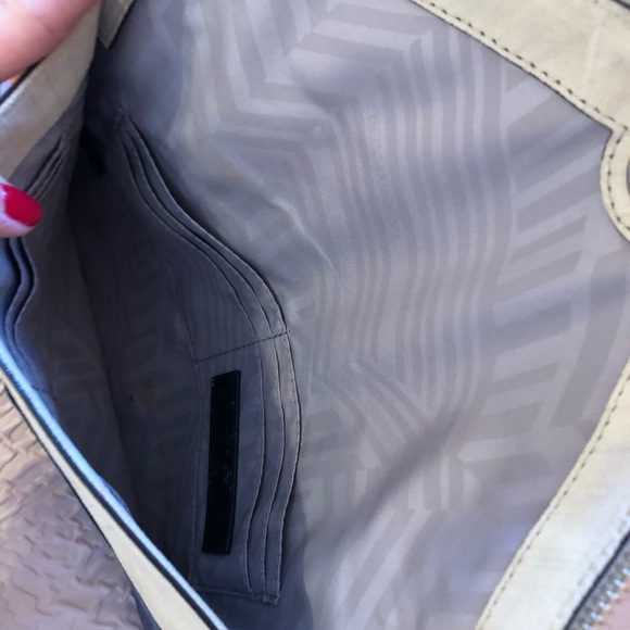 REBECCA MINKOFF BLUE SUEDE CLUTCH - Picture 7 of 7